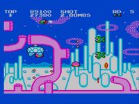 une photo d'Ã©cran de Fantasy Zone sur Sega Master System